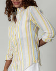 Striped Linen Shirt by THE MRCH MUSE