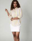 Striped Linen Shirt by THE MRCH MUSE