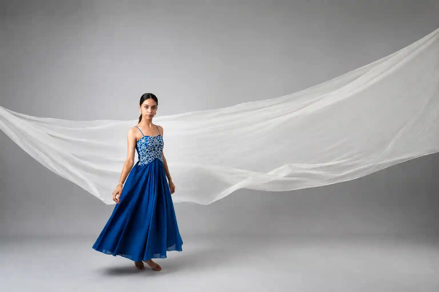 THE MRCH MUSE - BLUE DRESS