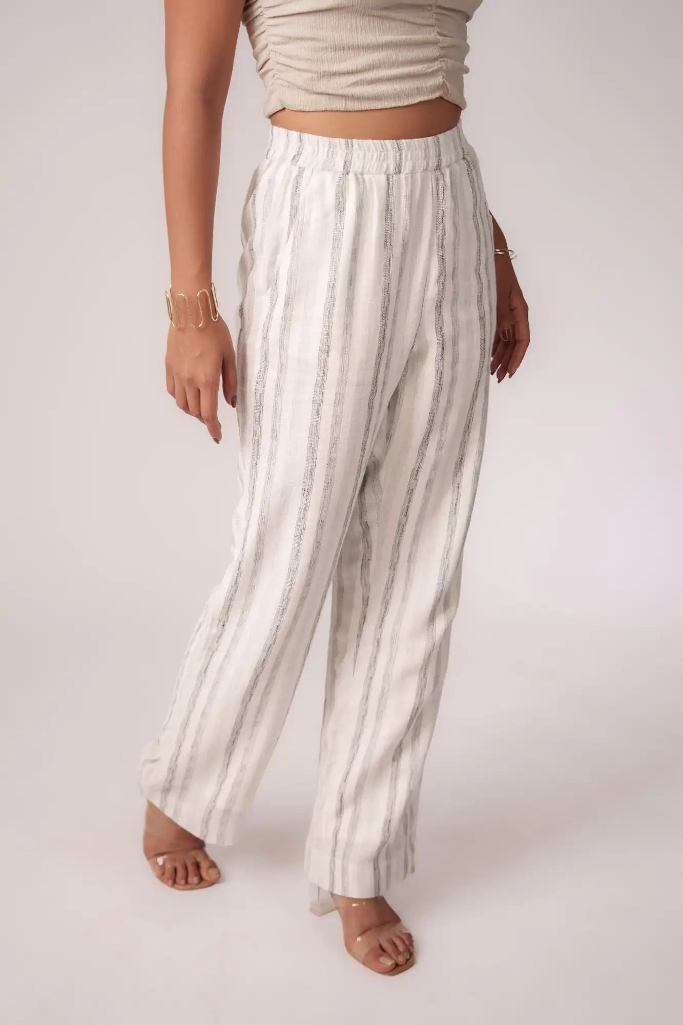 Black & White Striped Pant by THE MRCH MUSE