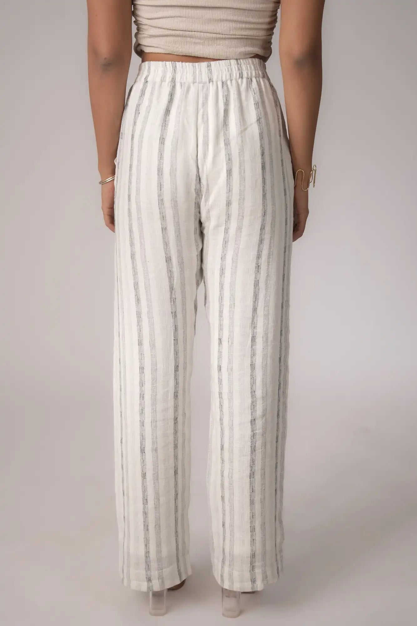 Black & White Striped Pant by THE MRCH MUSE