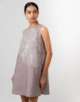 Purple Blossom Shift Dress by THE MRCH MUSE