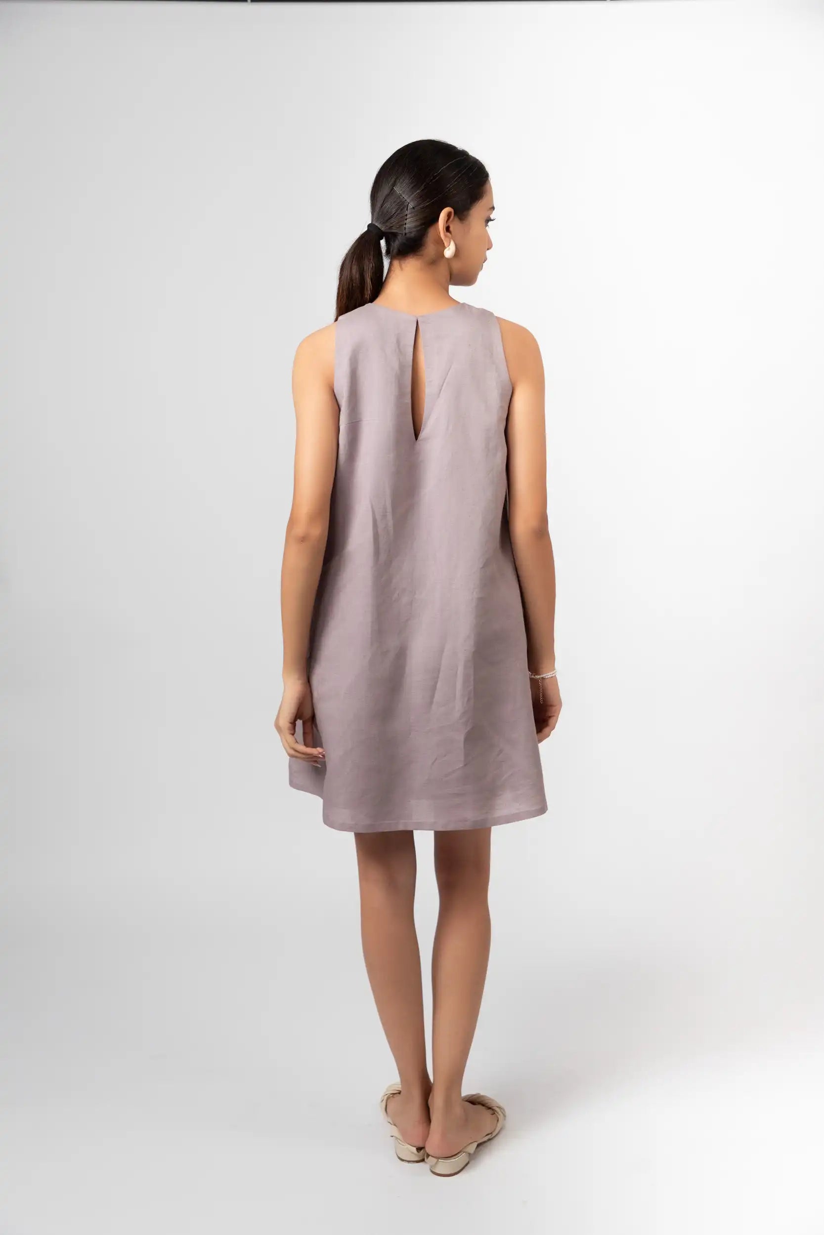 Purple Blossom Shift Dress by THE MRCH MUSE