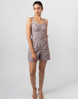 Purple Dove Playsuit by THE MRCH MUSE