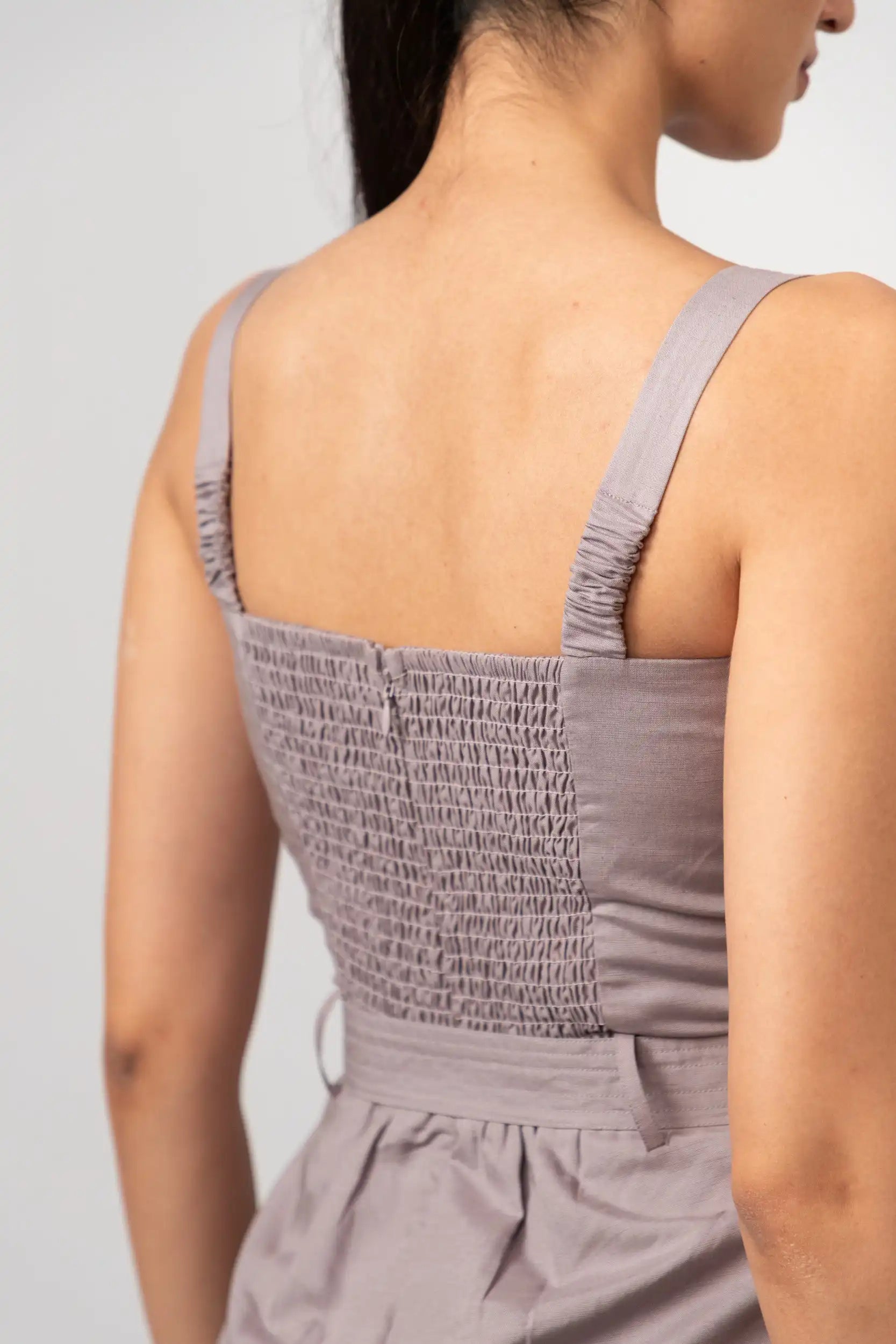 Purple Dove Playsuit by THE MRCH MUSE