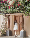 White Rose Mini Dress by THE MRCH MUSE