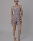 Purple Dove Playsuit by THE MRCH MUSE