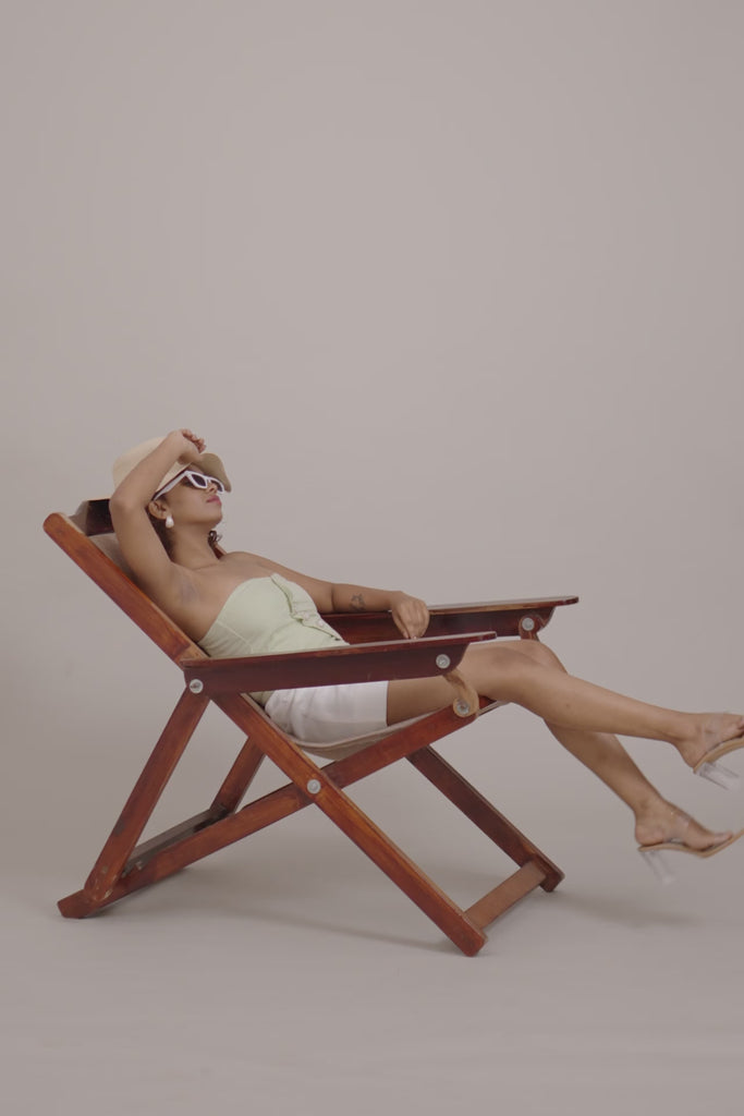 Pastel Green Tube Top by THE MRCH MUSE